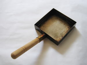  銅製の卵焼き用フライパン